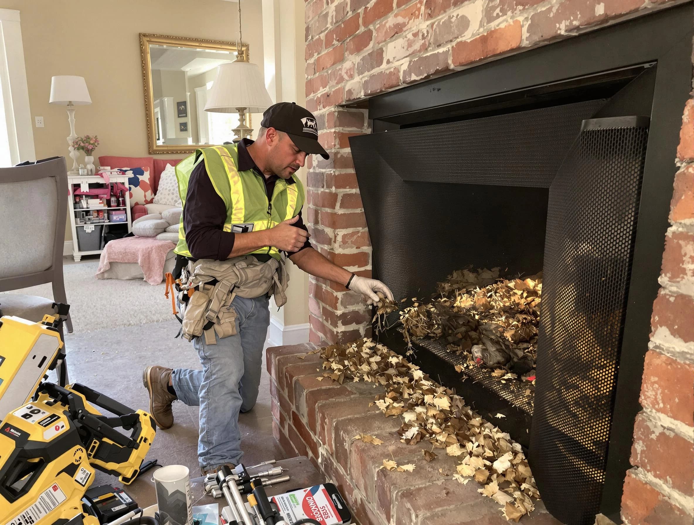 Safe screening installation by Youngtown Chimney Sweep in Youngtown, AZ