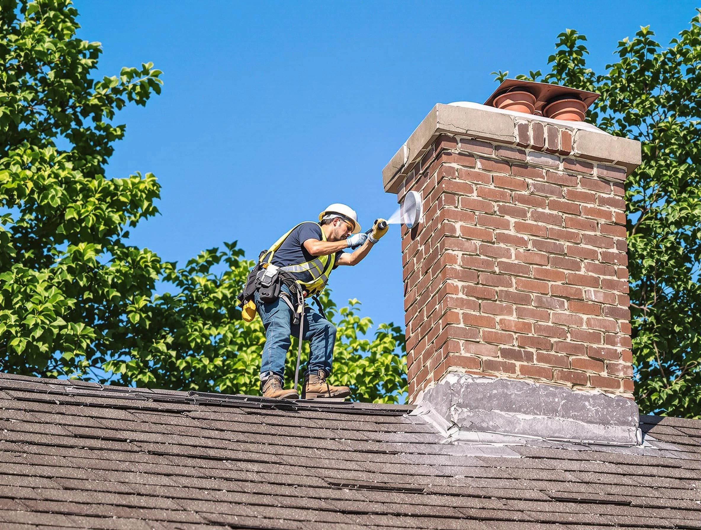 Youngtown Chimney Sweep performing an inspection with advanced tools in Youngtown, AZ