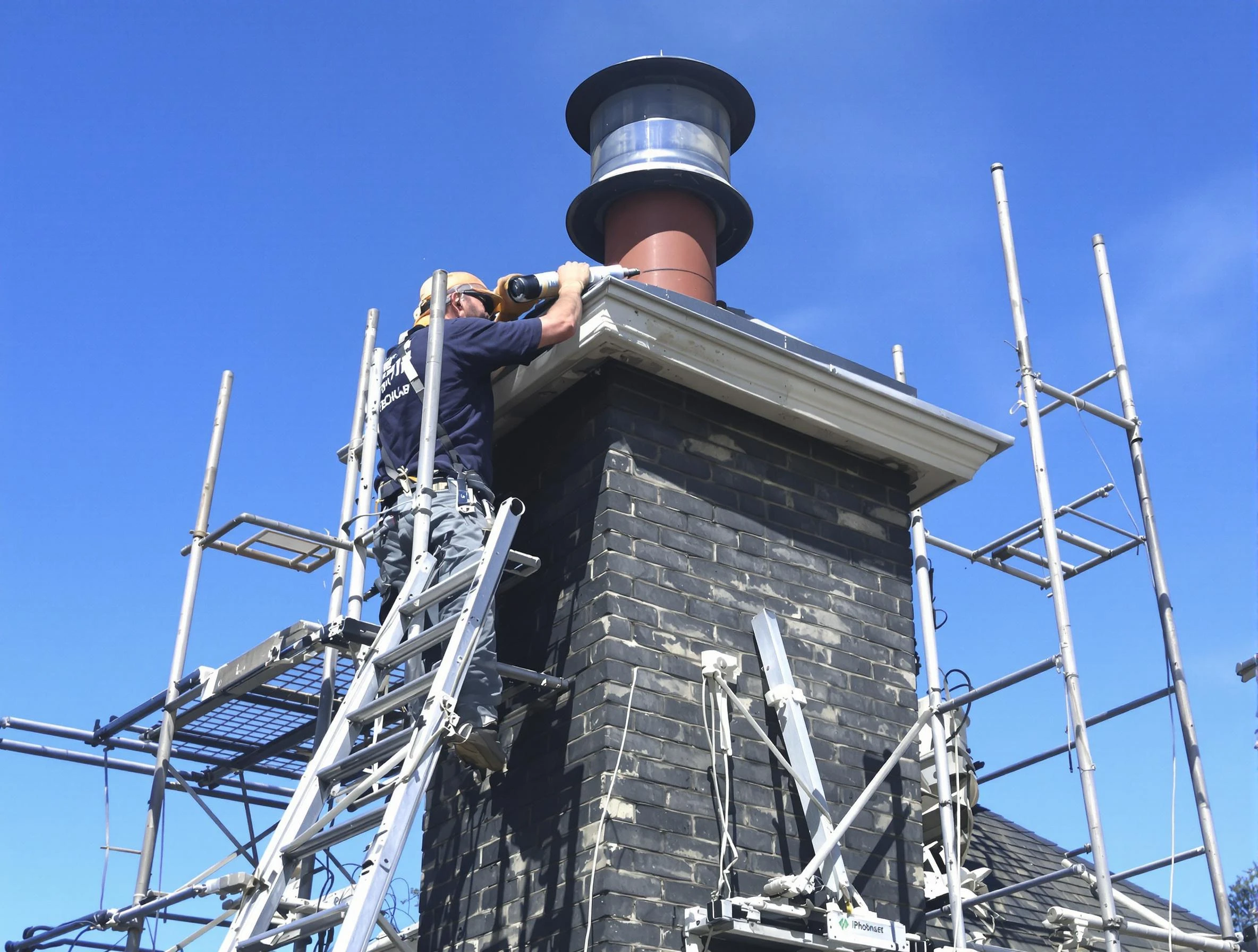 Sturdy chimney crown finished by Youngtown Chimney Sweep in Youngtown, AZ