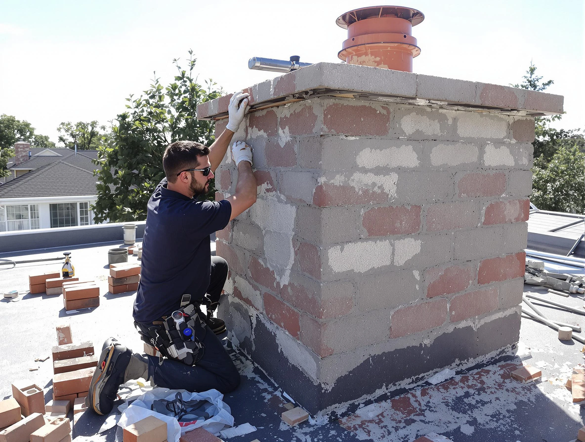 Advanced chimney repair process by Youngtown Chimney Sweep in Youngtown, AZ